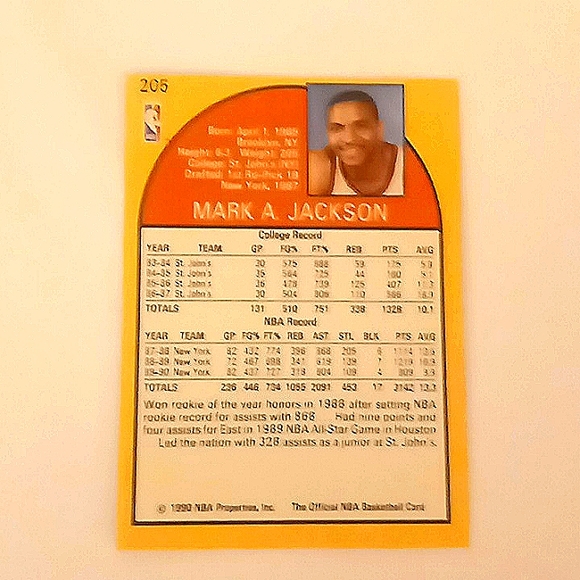 Mark Jackson #205 - Picture 2 of 2